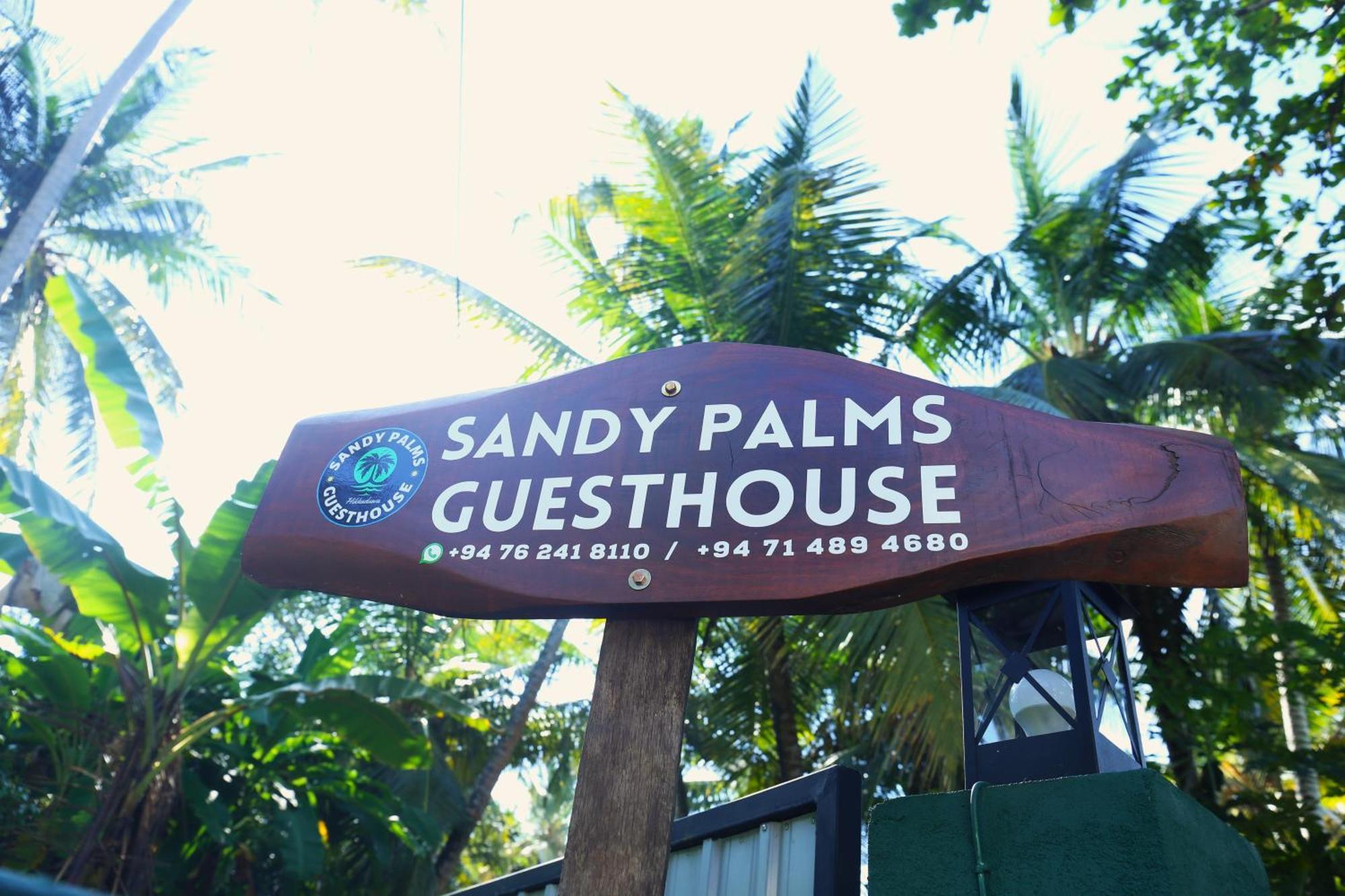 Sandy Palms Guesthouse Hikkaduwa Exterior photo